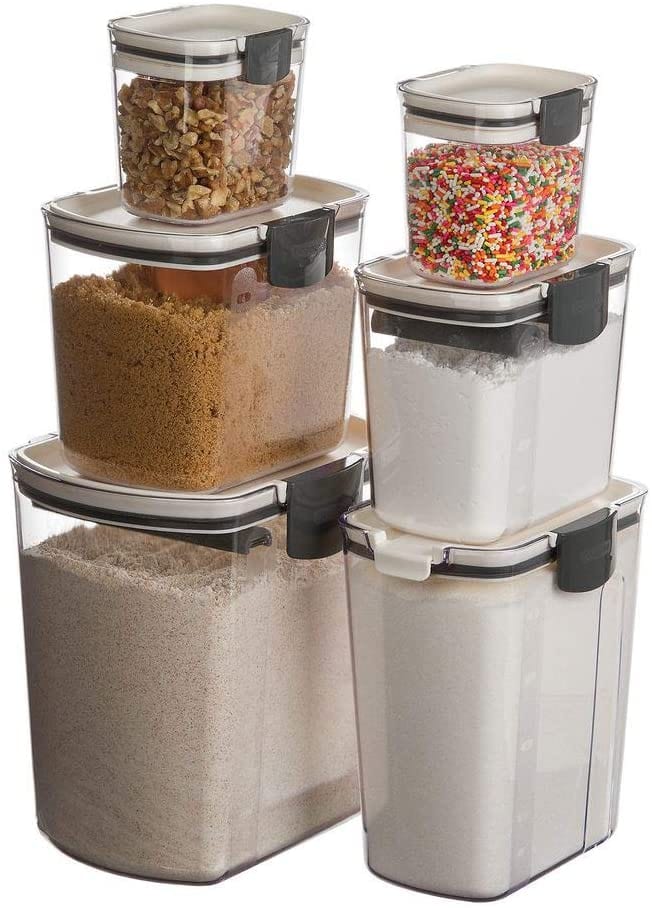 Brown Sugar Keeper with Lid Moisture-proof Food Containers for Kitchen Counters Cabinets Shelves