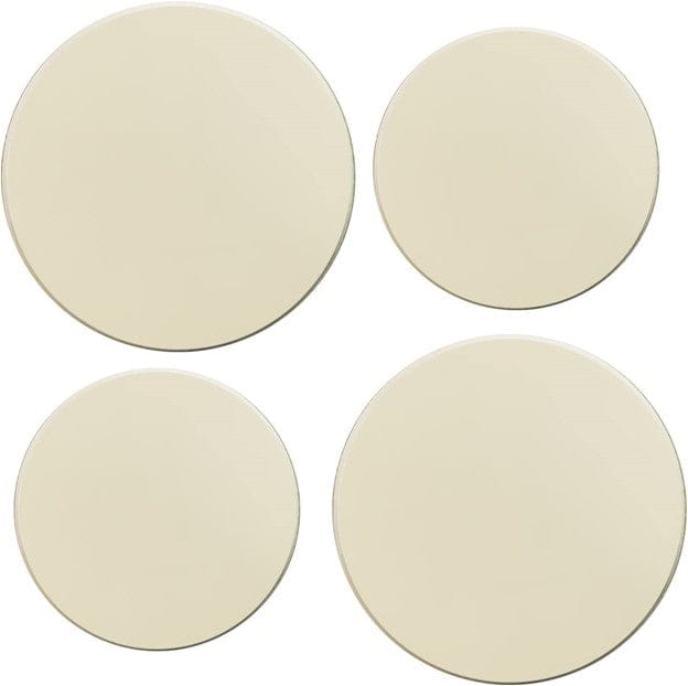 Reston Lloyd Plain Almond - Burner Cover - Set of 4