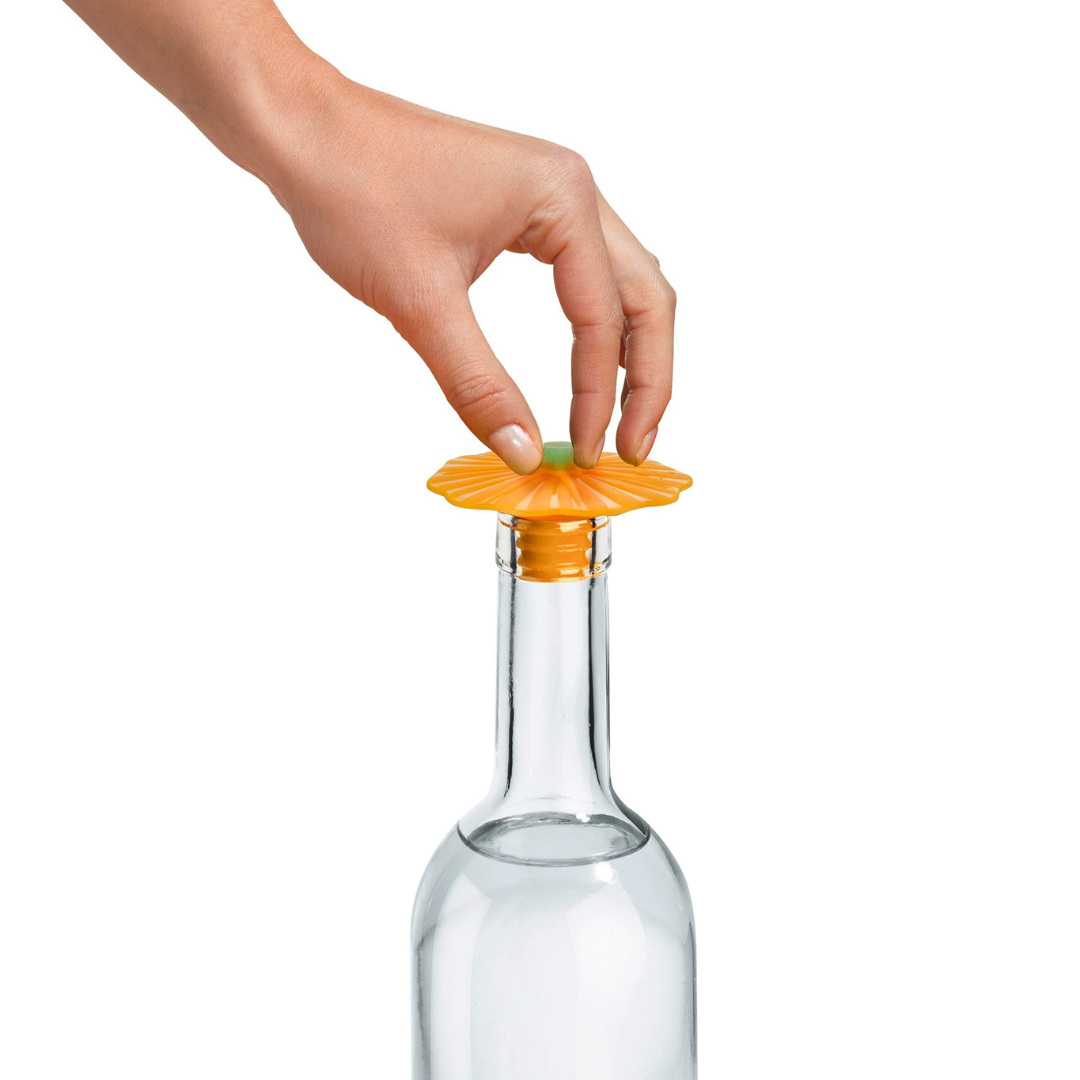 Pumpkin Wine Stopper / Glass Bottle Stopper by Charles Viancin