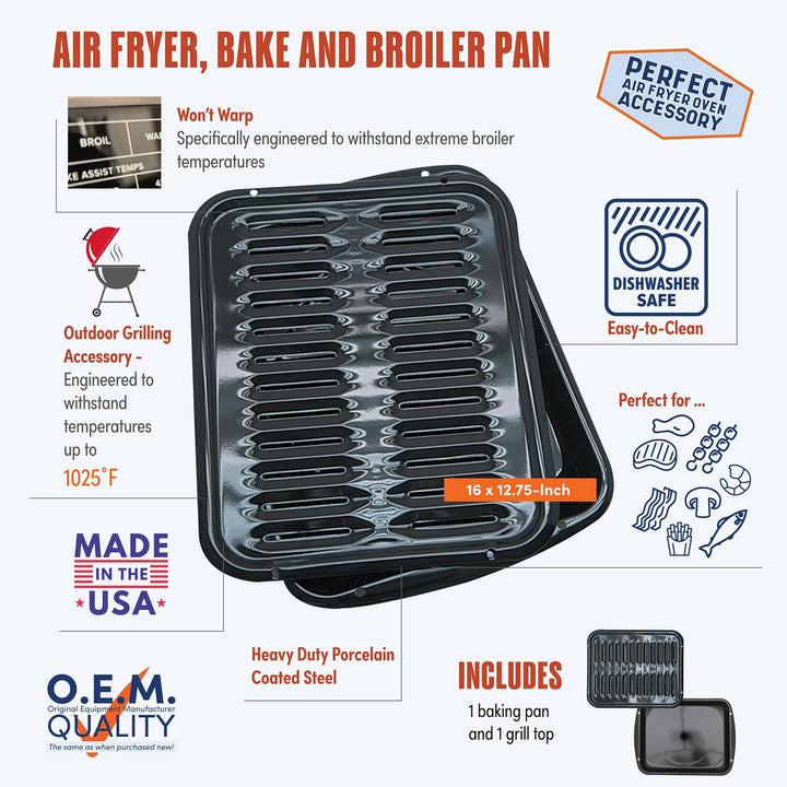 Full size Broiler pan for oven
