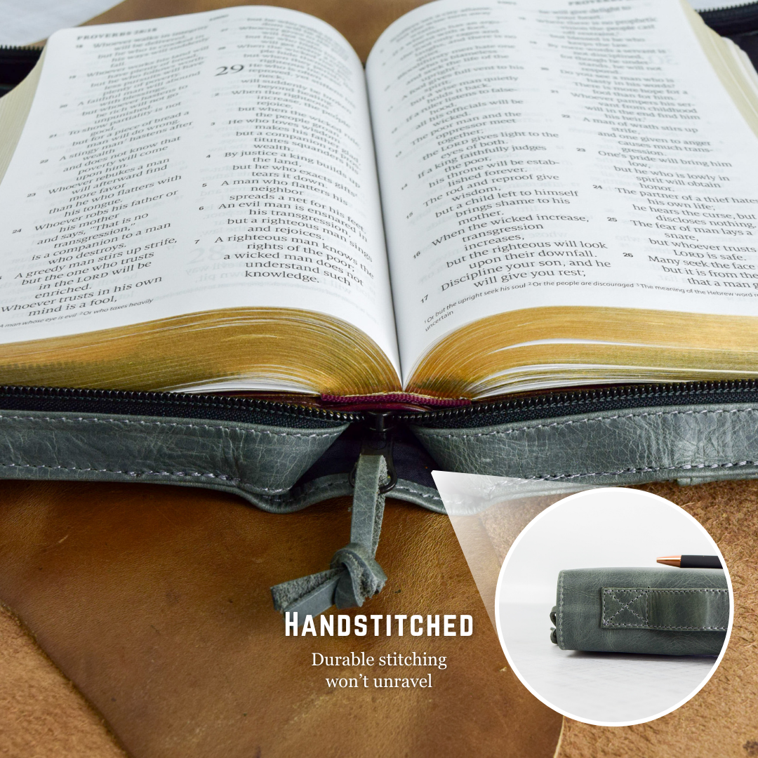 Beautiful leather bible cover