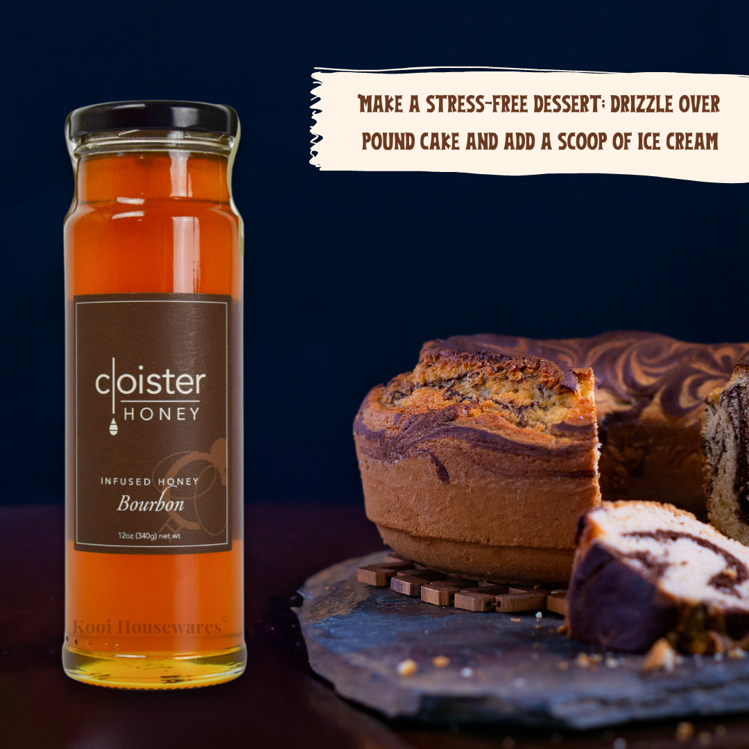 Bourbon Infused Honey - Cloister Honey