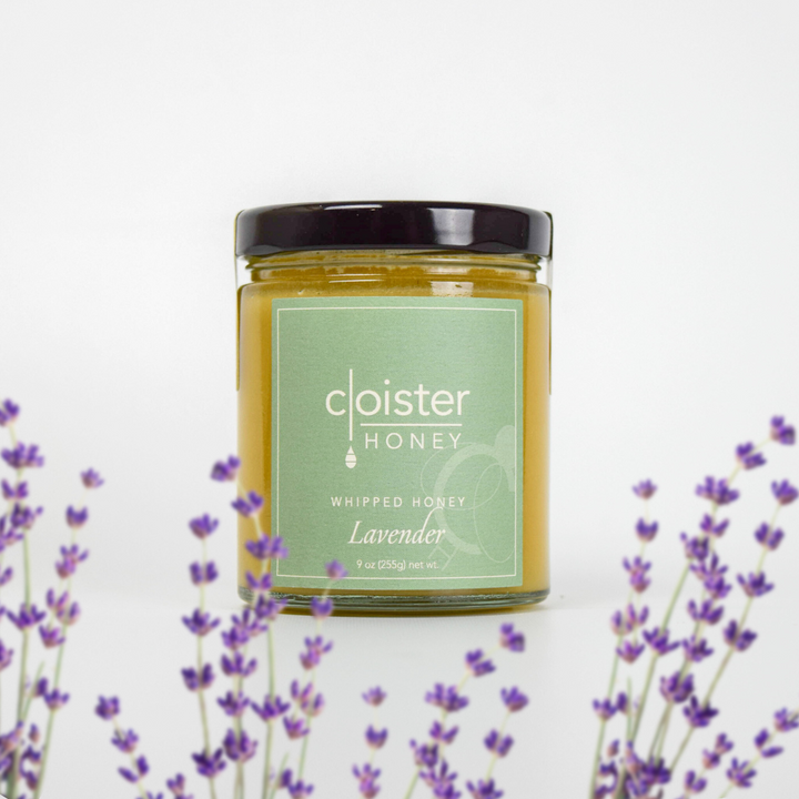 Raw cloister whipped honey