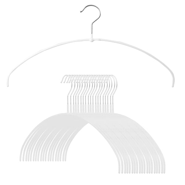 MAWA Curved, No-Bump, Non Slip, Space Saving Hangers, Set of 10 – Kooi  Housewares