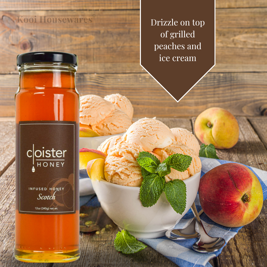 Scotch Infused Cloister Honey
