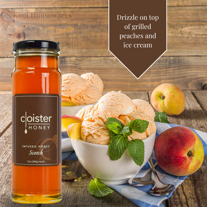 Scotch Infused Cloister Honey
