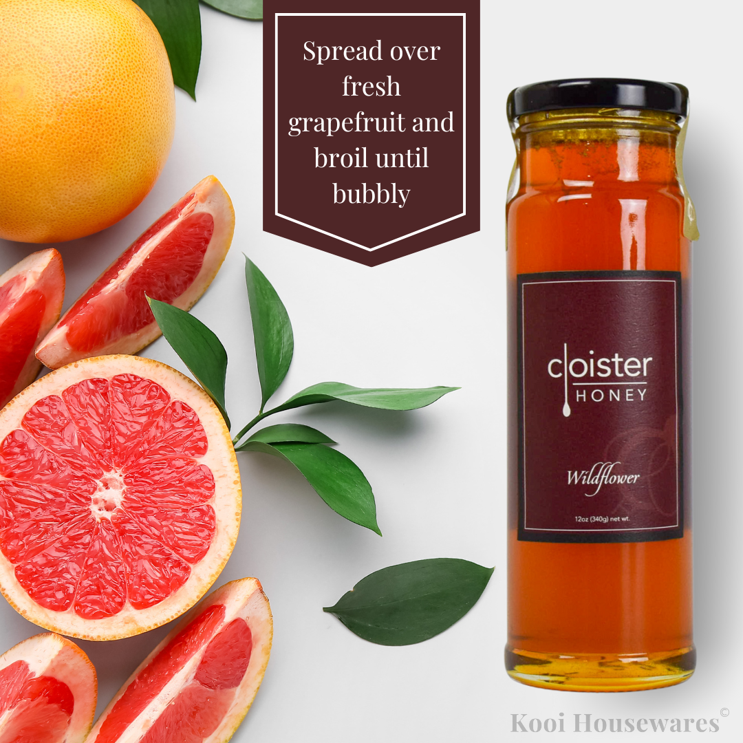 Grapefruit and Cloister Wildflower Honey