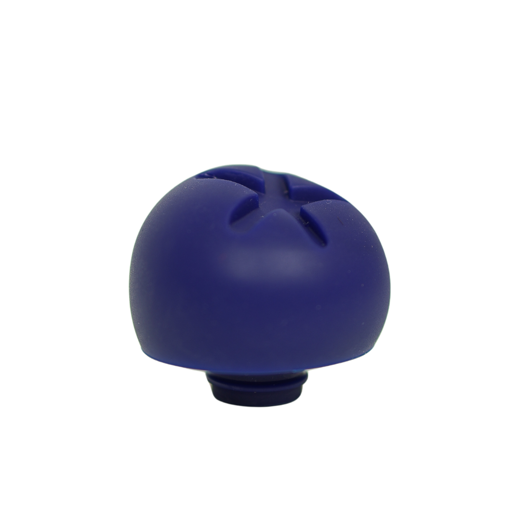 Berry Reusable Silicone Wine Stopper / Bottle Stoppers by Charles Viancin - Blueberry