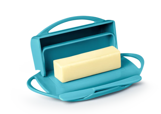 Butterie Butter Keeper Dish with Flip Lid and Butter Spreader