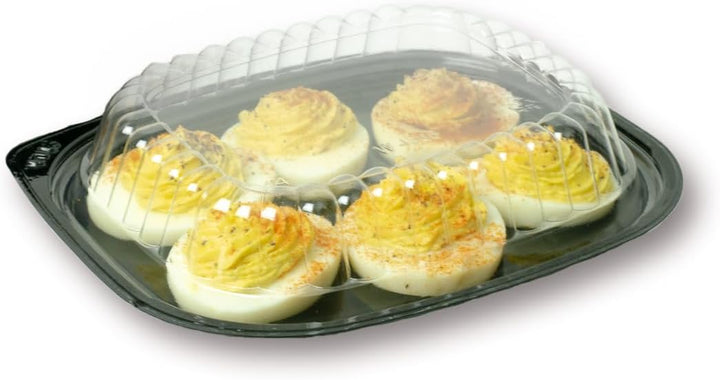 Disposable Deviled Egg Container with Lid (16 Ct)