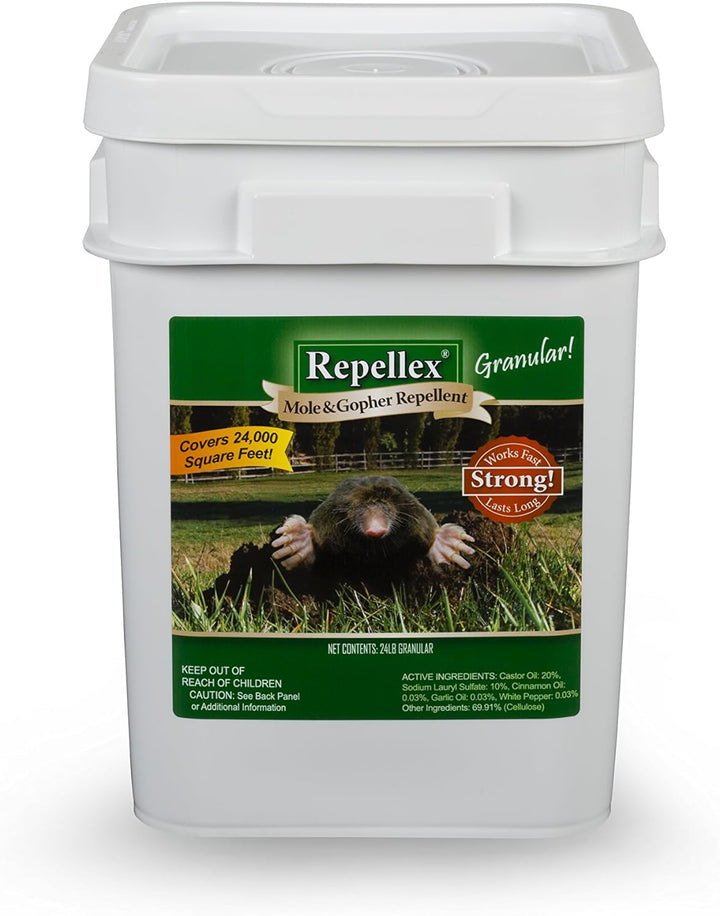 Repellex Mole and Gopher All Natural Rodent Repellent Granules for Lawn