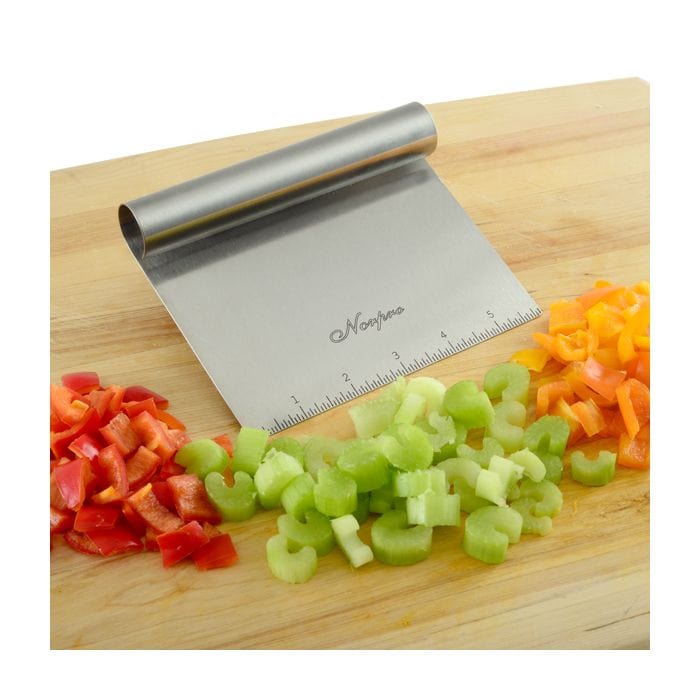 Kitchen Scraper New Stainless Steel Bench Scraper For Dough, Cakes,  Chopping