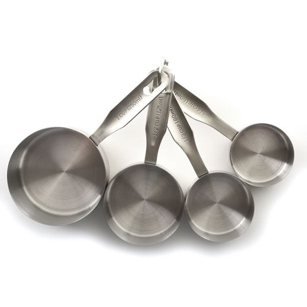 Norpro Stainless Steel Measuring Scoops 4-Piece Set