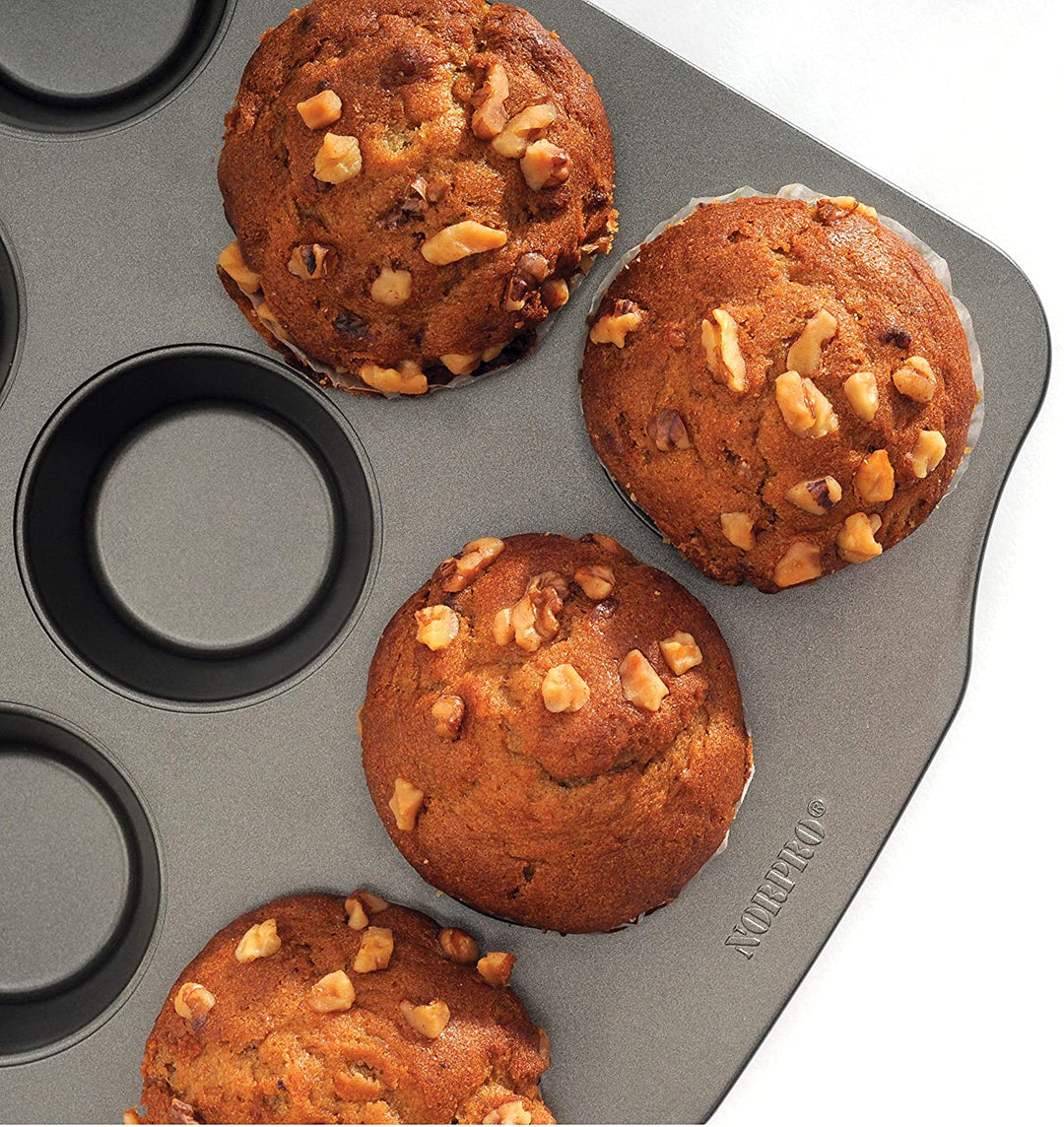 6 Cup Silicone Jumbo Muffin Pan Giant Silicone Cupcake Pan/Cups Deep  Popover Pan Large Muffin