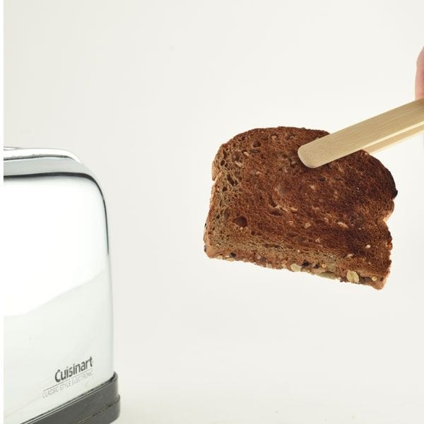 Norpro Bamboo Toaster Tongs with Magnet