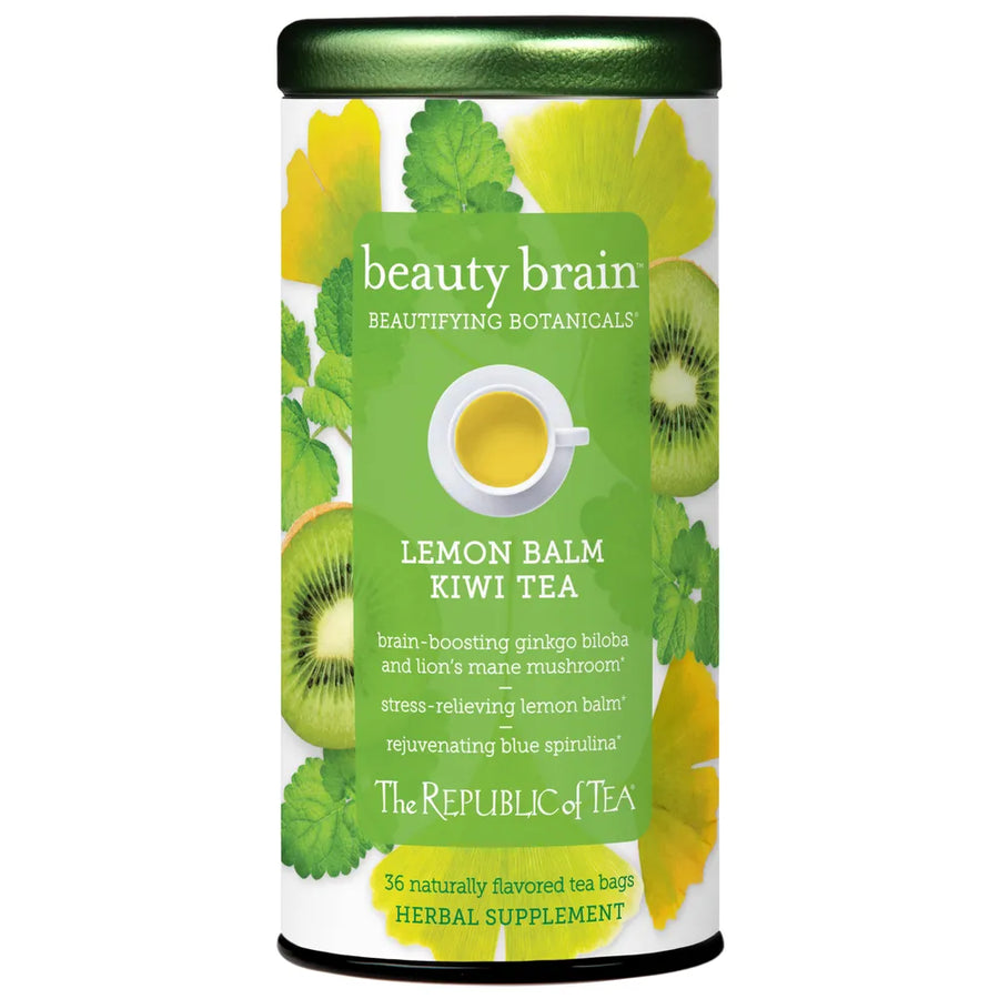 Organic Lemon Balm Kiwi Caffeine Free Herbal Tea by Republic of Tea