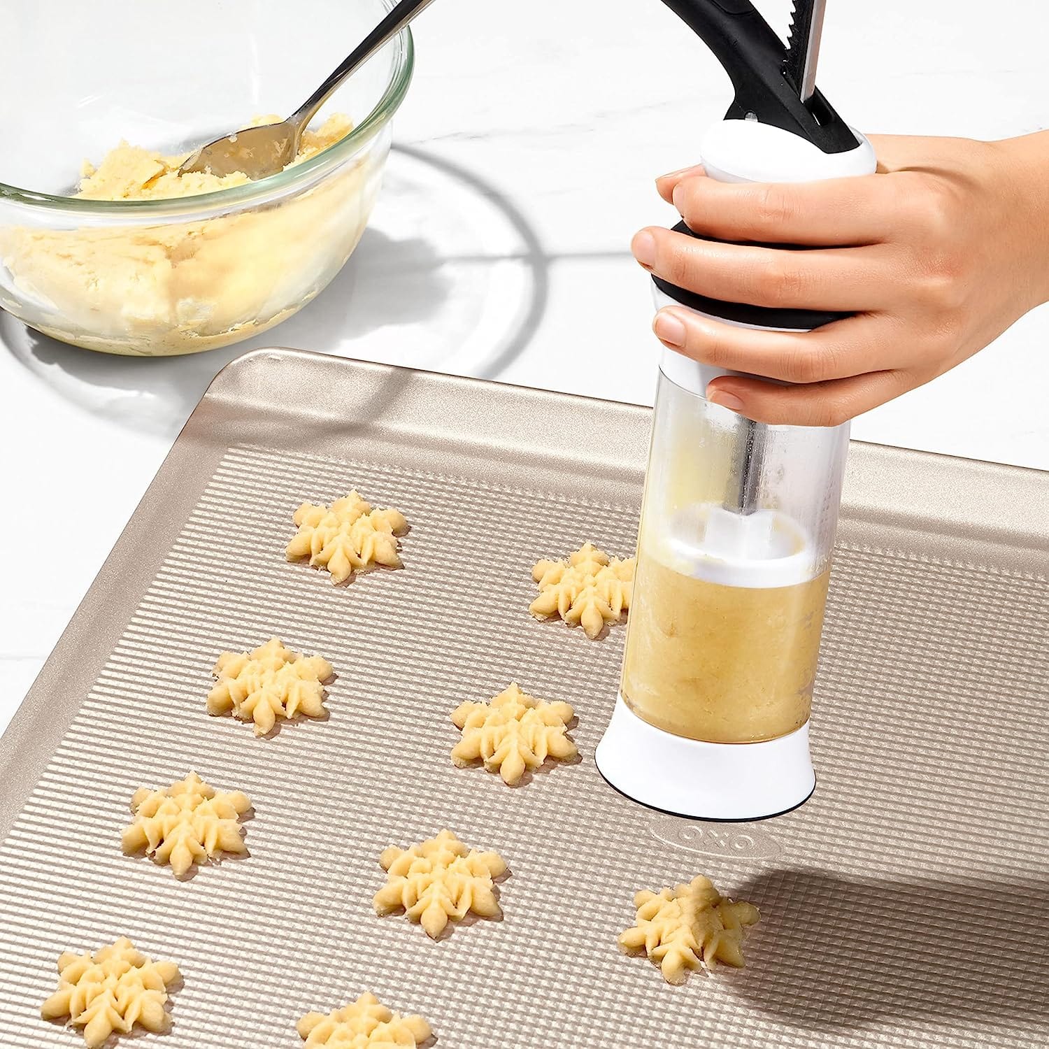 OXO Good Grips Cookie Press to Bake Perfect Cookies