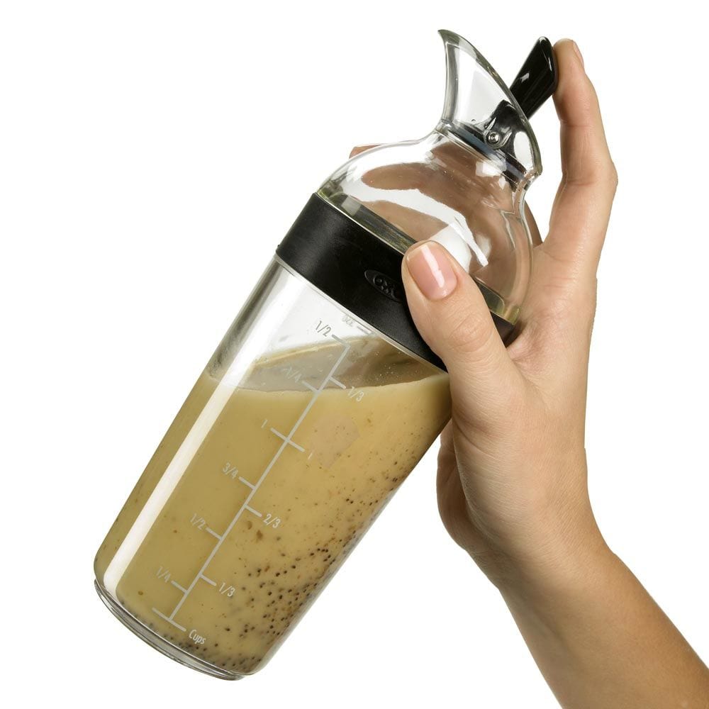 Oil Bottle Easy Grip Salad Dressing Shaker Sauces Dispenser Bottle
