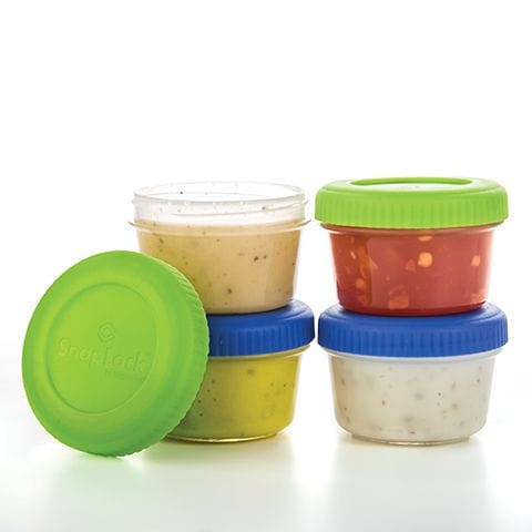 Glad To Go Container Lunch Size - With Dressing Cups That Snap Into Lid
