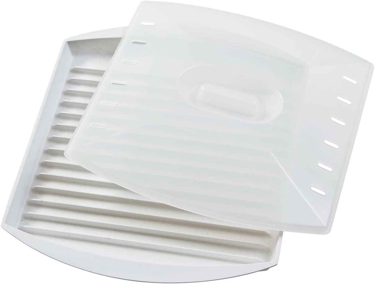 Microwave bacon clearance tray with lid