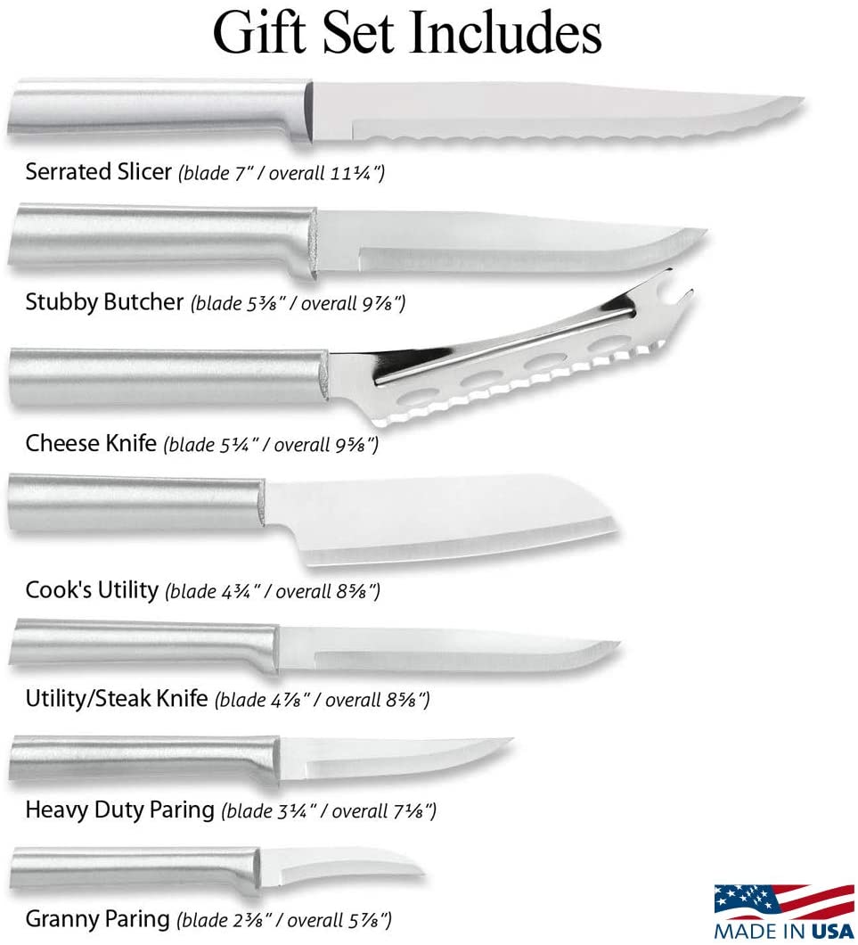 Stubby Butcher Knife  Medium-Size Meat Knife - Rada Cutlery
