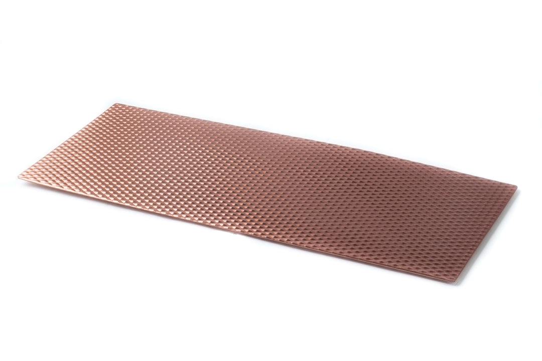 2 Pack - 17 x 20 Inch Metal, Heat Resistant Countertop Protector Mat -  Copper Color 
