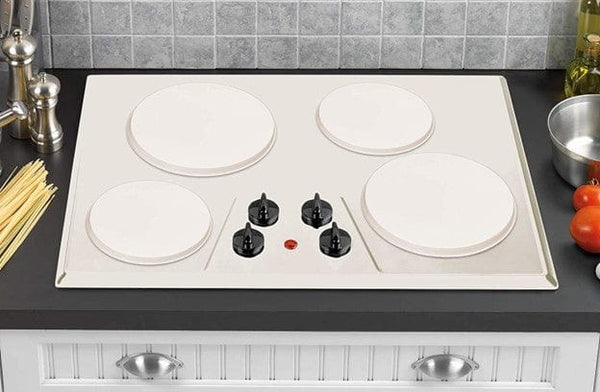  Reston Lloyd Square Gas Stove Burner Cover Set, Set of 4, Red :  Appliances