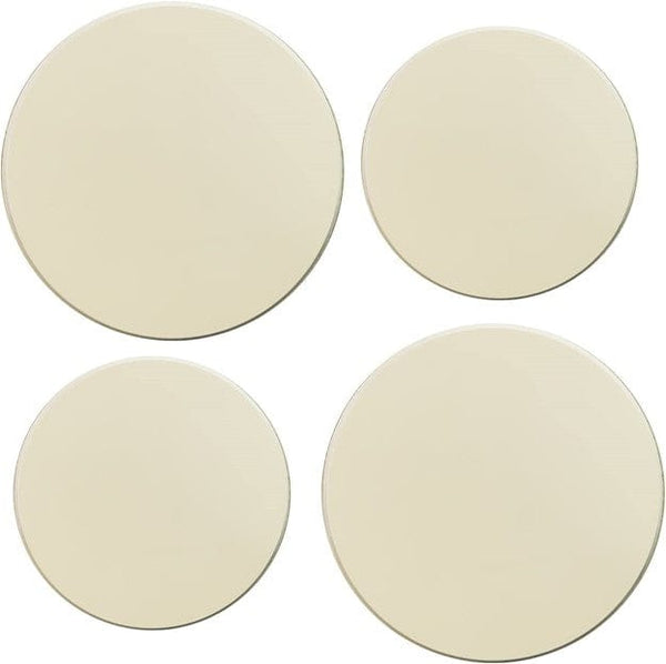 Reston Lloyd Plain Almond - Burner Cover - Set of 4