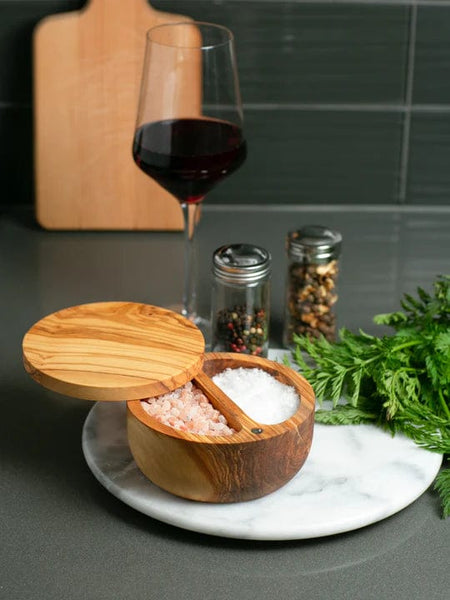RSVP Kitchen Storage Collection - Glass Round Spice Jar - 3-Ounce