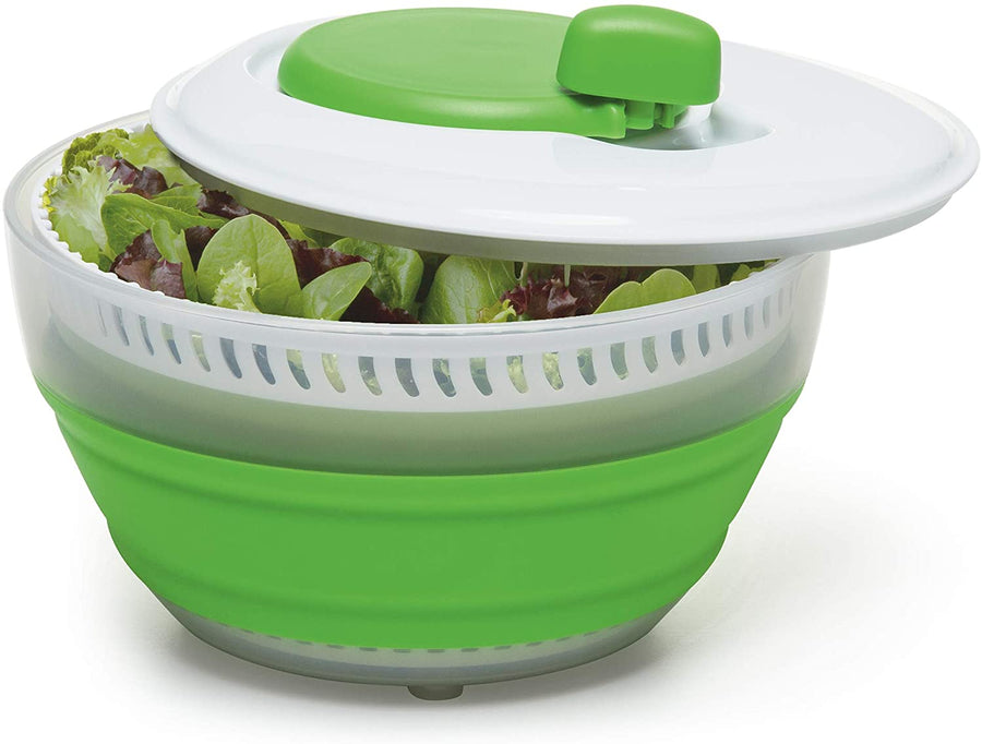 Collapsible Salad Spinner for Washing Lettuce by Progressive PrepWorks