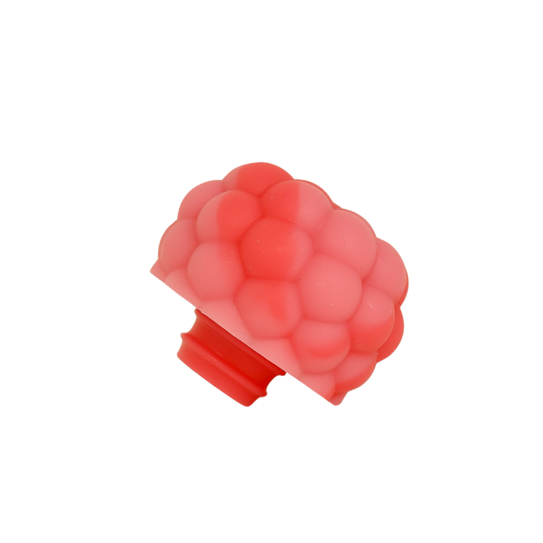 Berry Reusable Silicone Wine Stopper / Bottle Stoppers by Charles Viancin - Raspberry