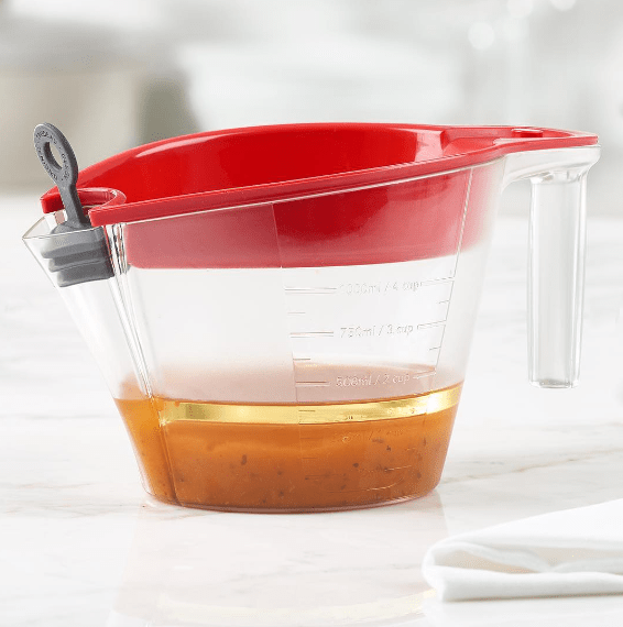 2 Cup Glass Fat Separator - Whisk