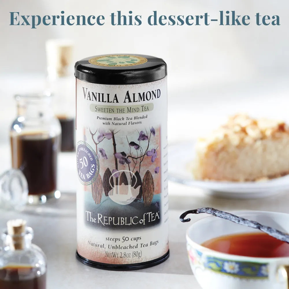 Vanilla Almond Black Tea Bags by Republic of Tea