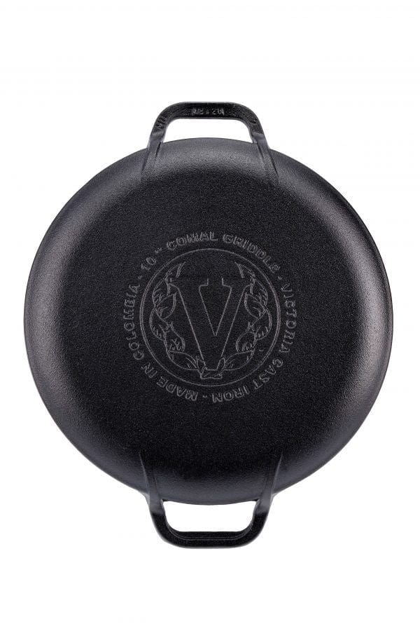 Victoria Cast Iron Pizza Pan/Comal - 15 inch