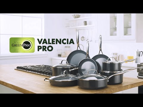 GreenPan Valencia Pro 11-Piece Ceramic NonstickCookware Set 